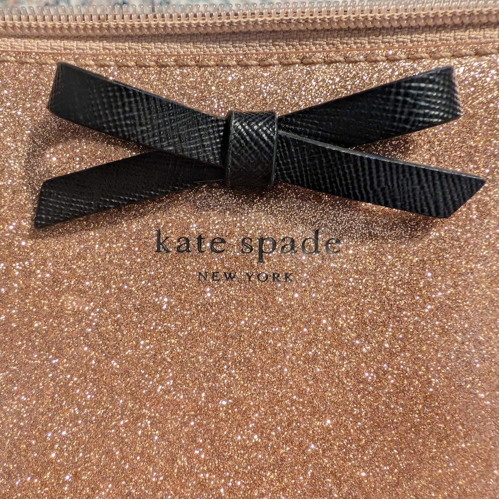 Kate Spade Black and Rose Gold Women's Tote Bag